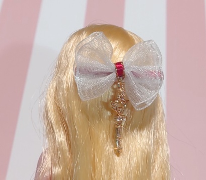 ドール用ヘアクリップ☆1個☆魔法の杖ハート