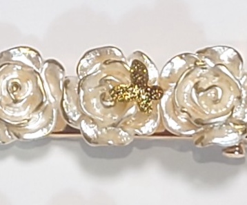 ドール用薔薇ヘアアクセサリー1個☆