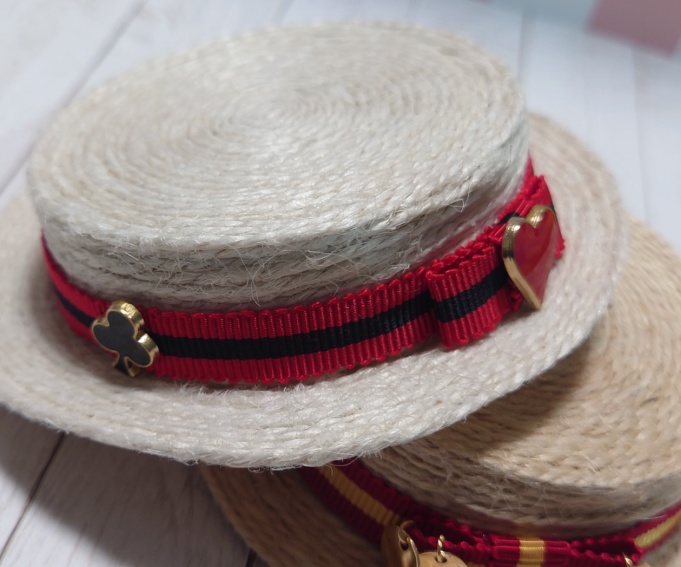 ぬいぐるみ向けカンカン帽(風)☆送料込み