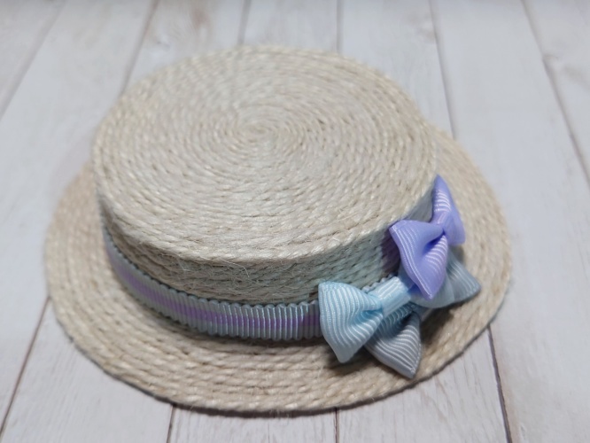 ぬいぐるみ向けカンカン帽(風)☆送料込み