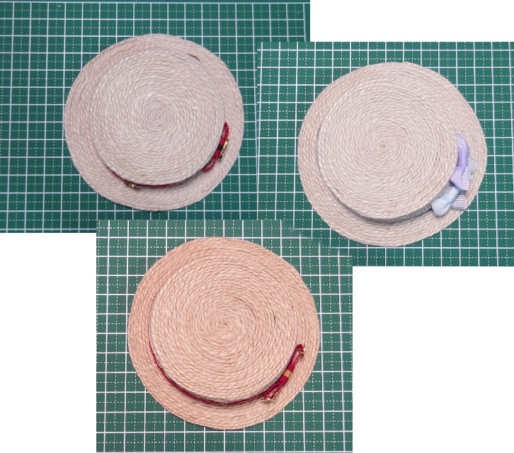 ぬいぐるみ向けカンカン帽(風)☆送料込み