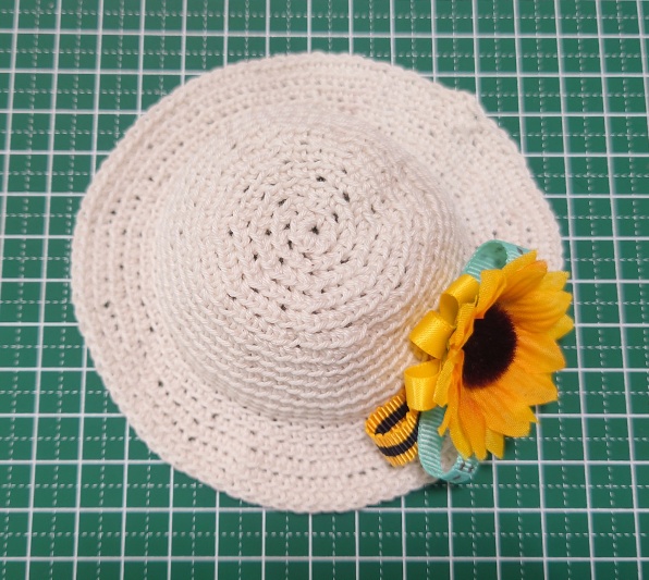 ドール用帽子☆麦わら帽子風♪送料込み