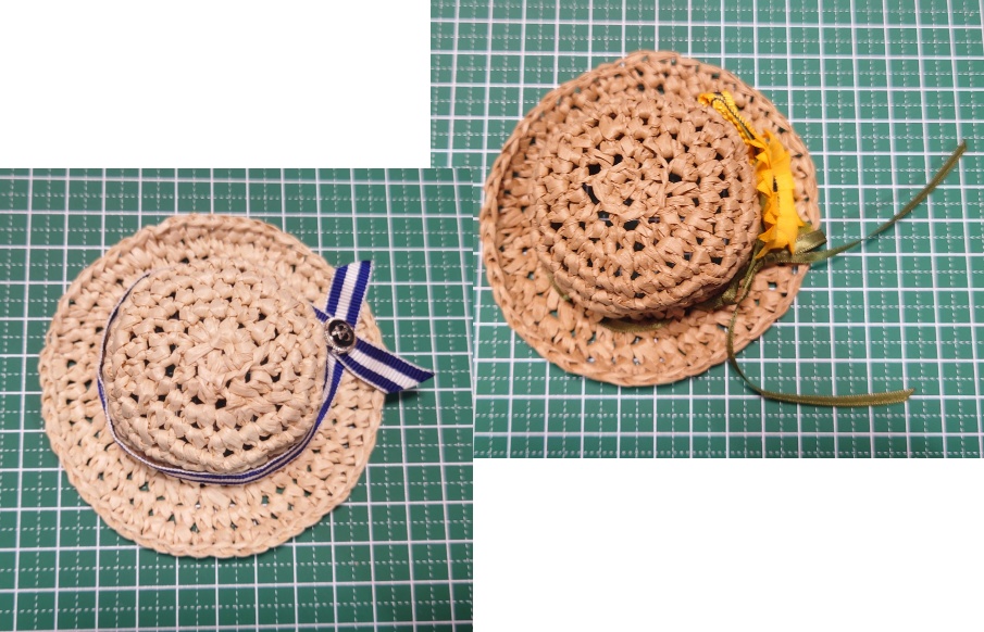 ぬいぐるみ麦わら帽子風♪送料込み