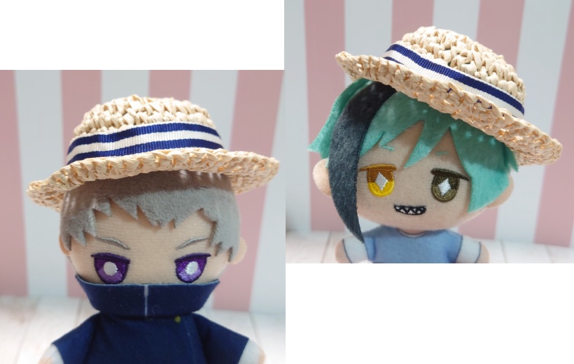 ぬいぐるみ麦わら帽子風♪送料込み