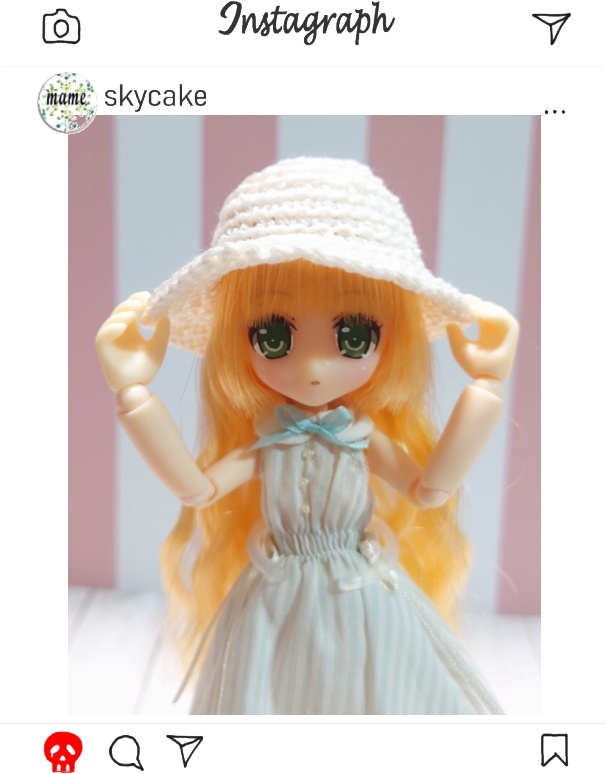 ドール用帽子ミニ♪送料込み♪