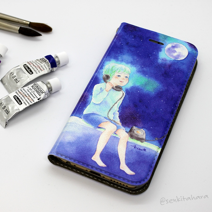 Moon & Rabbit iPhone case