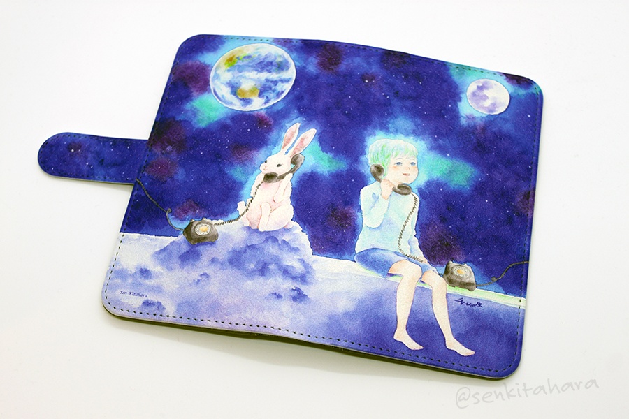 Moon & Rabbit iPhone case (Android対応)