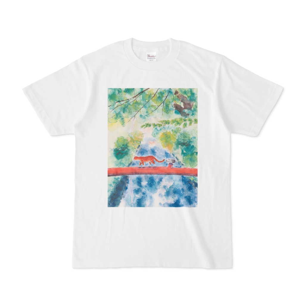 猫の橋Tシャツ(Bridge for Cat T-shirt)