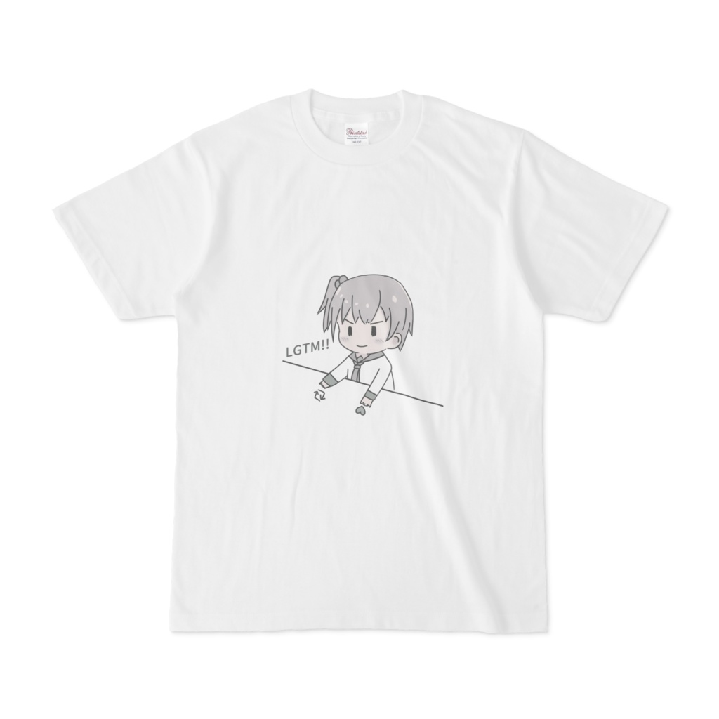 きりみんちゃんモノクロシャツ