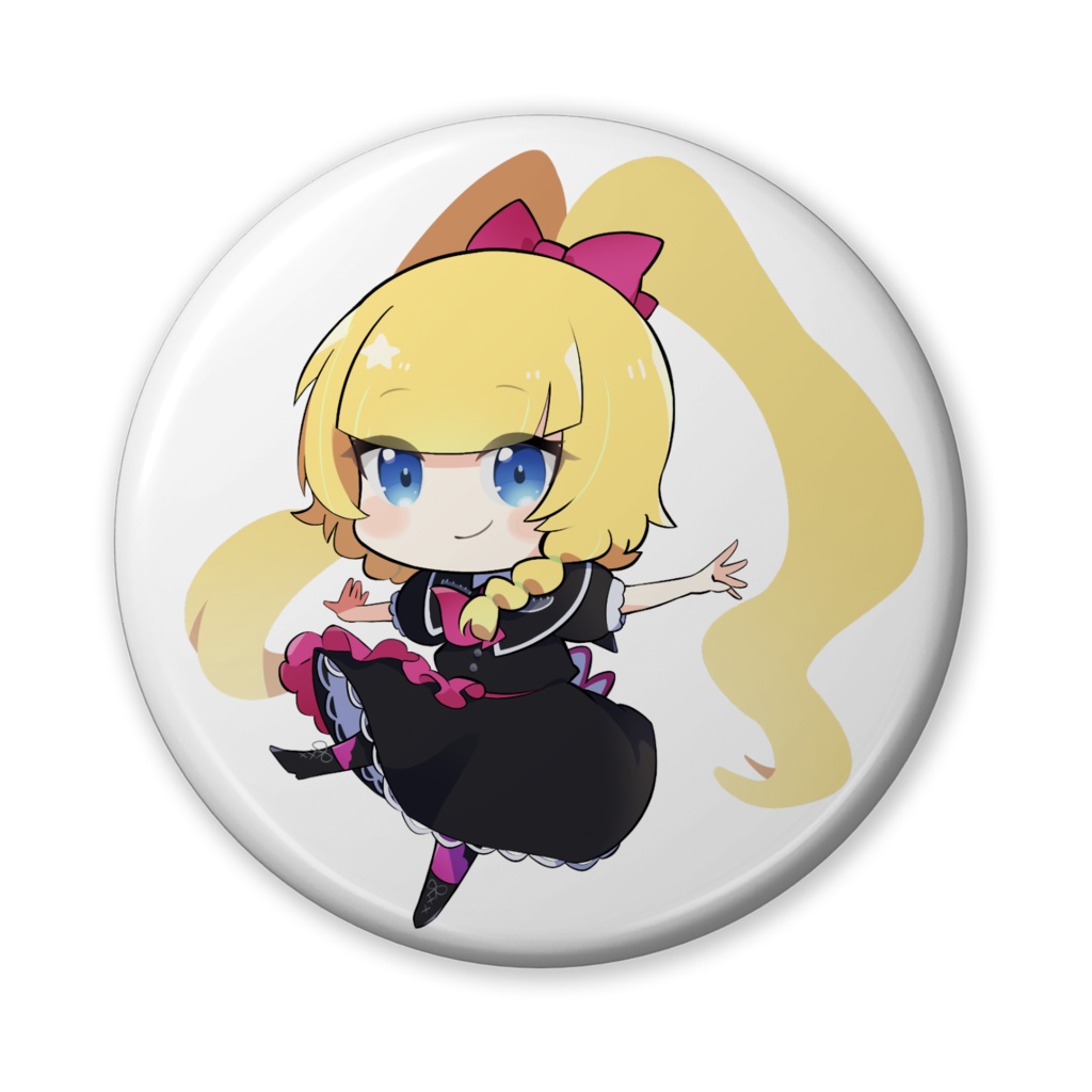 缶バッジNitroSister'sいなほ01 コミケ105にて販売