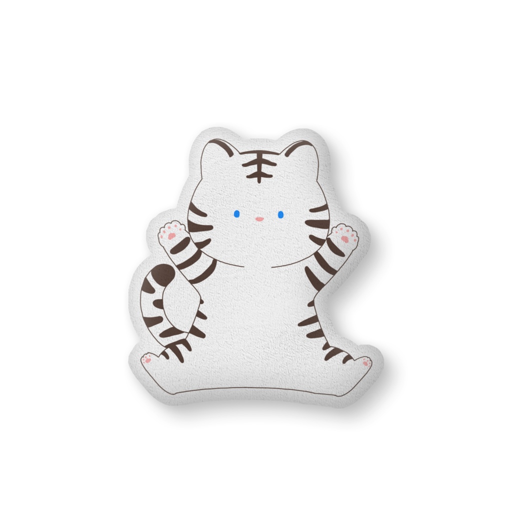 ホワイトタイガーふかふかクッション