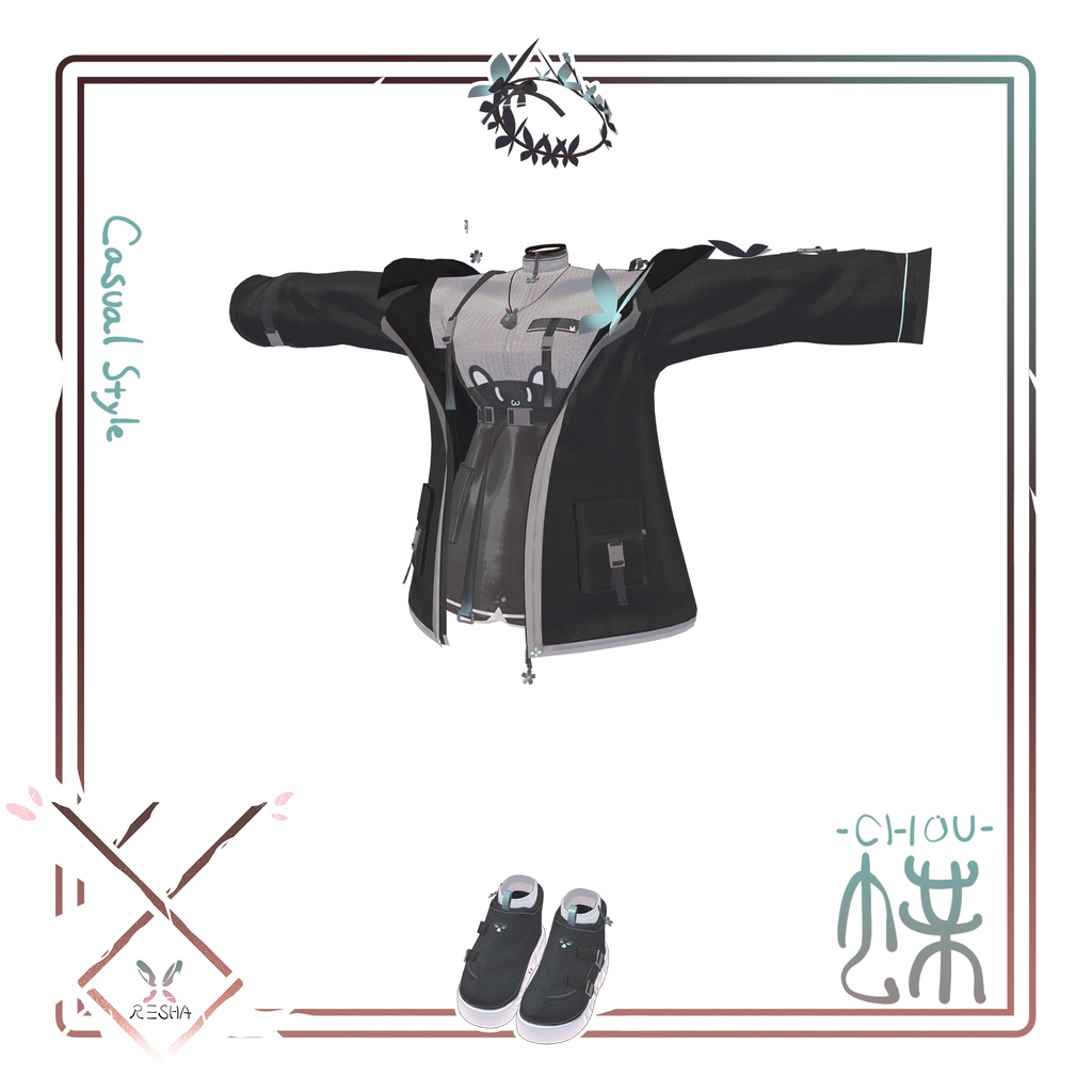 【セレスティア -SELESTIA-用】Casual Style -「蝶」CHOU -