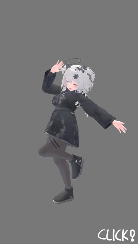 VRChat想定衣装モデル 【葉 -YO-】(マヌカ・萌・セレスティア用)