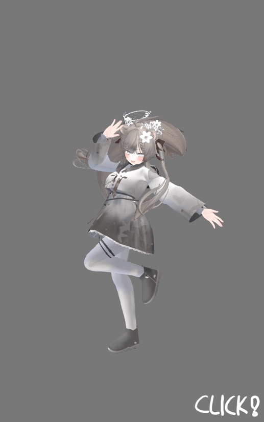 VRChat想定衣装モデル 【葉 -YO-】(マヌカ・萌・セレスティア用)