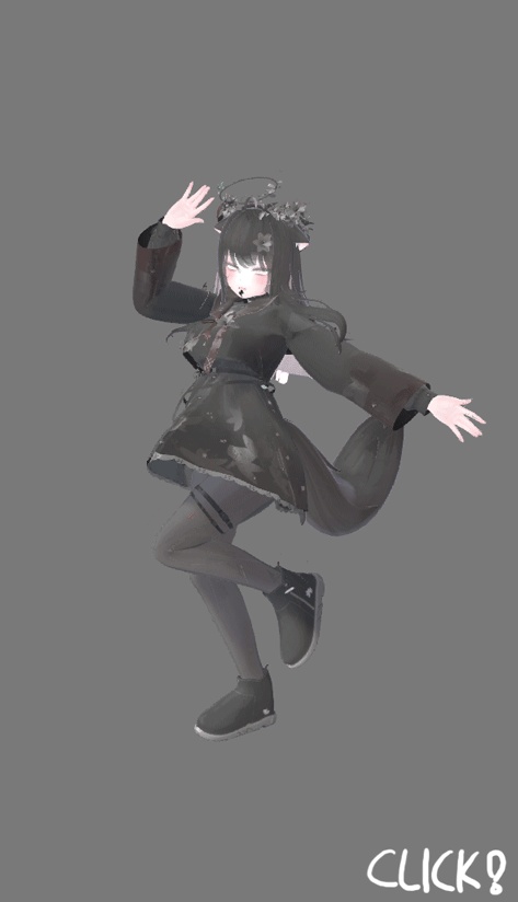 VRChat想定衣装モデル 【葉 -YO-】(マヌカ・萌・セレスティア用)