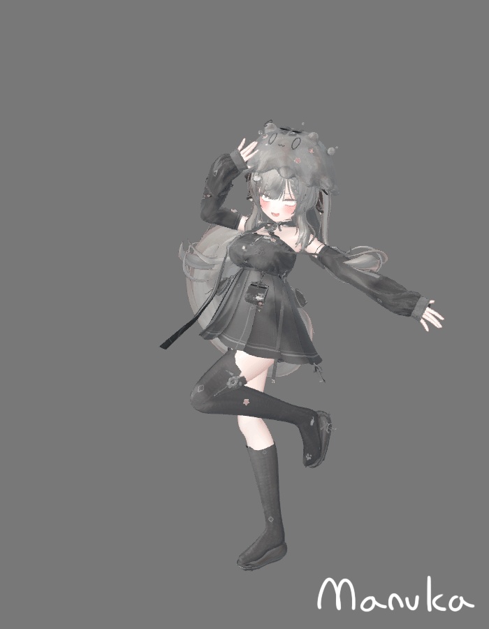 VRChat想定衣装モデル 【「海月」KURAGE 】(マヌカ・シフォン・萌・セレスティア用)