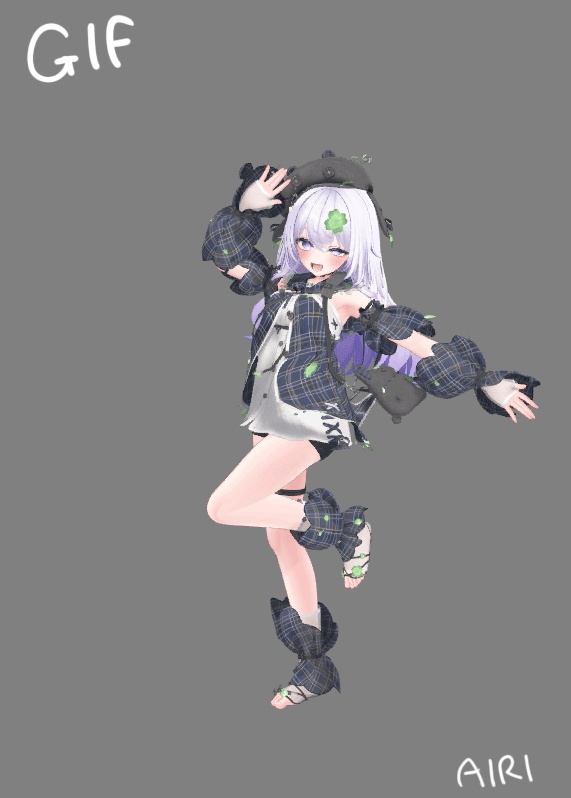 VRChat想定衣装モデル 【「花」HANA 】(ショコラ・しなの・マヌカ・愛莉・萌・ミルティナ)