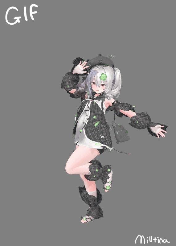 VRChat想定衣装モデル 【「花」HANA 】(ショコラ・しなの・マヌカ・愛莉・萌・ミルティナ)