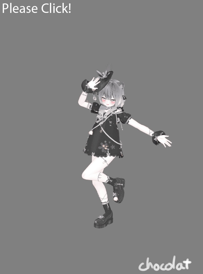 VRChat想定衣装モデル 【「蕾」TSUBOMI 】(ミルフィ・ショコラ・しなの・マヌカ・愛莉・ミルティナ)