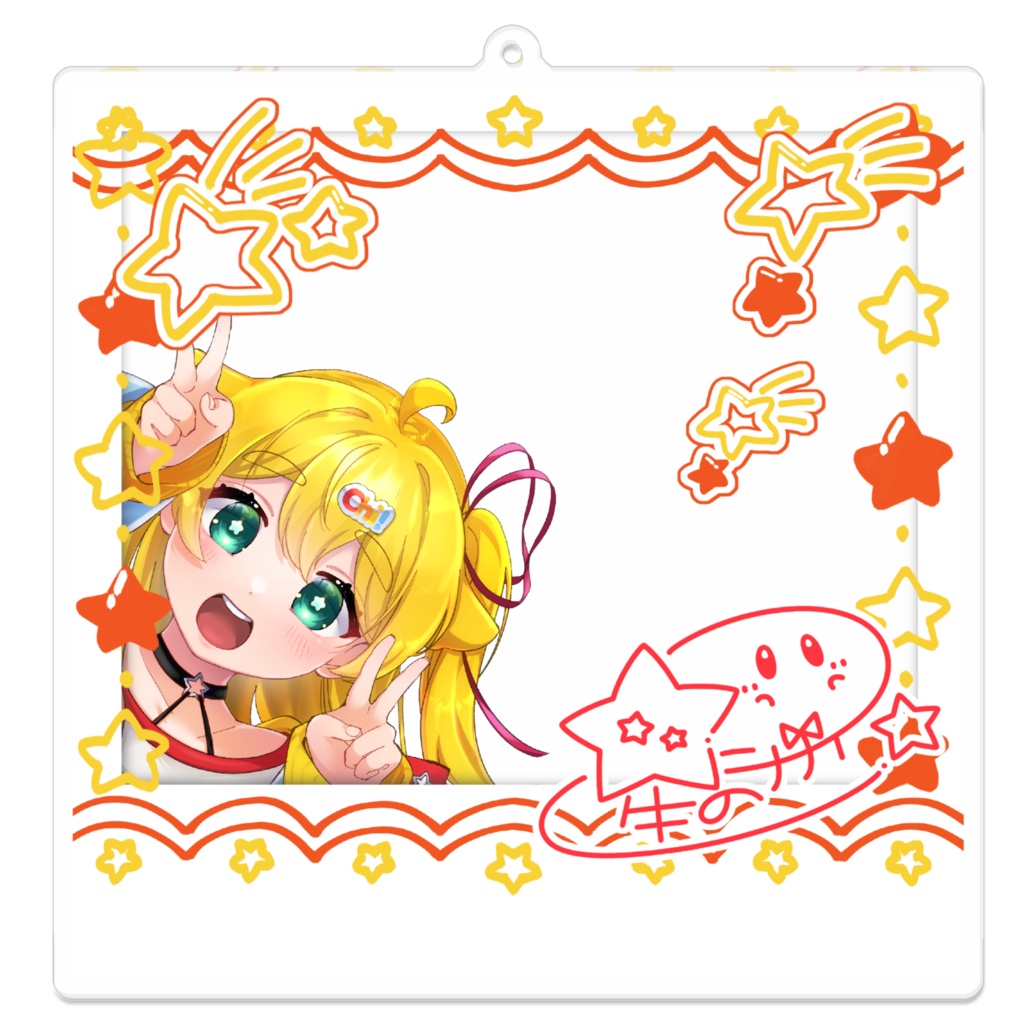 Live2Dお披露目記念!おでかけチェキ風アクキー