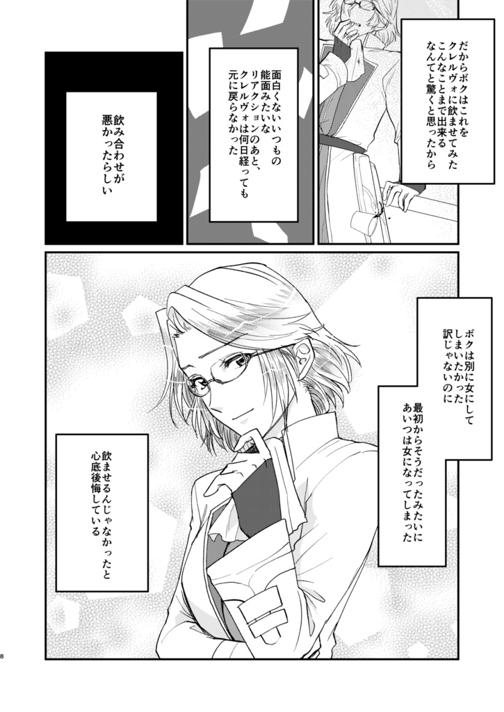 ⚠諸注意あり【夢ピク3】大天才の後悔【ノノクレ/女体化】