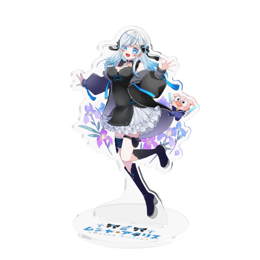 FaN x ReL ムシャ・アイリス アクリルフィギュア 100x100mm