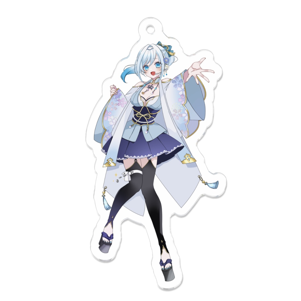 ムシャ・アイリス 新衣装 アクリルキーホルダー - 70 x 70 (mm)