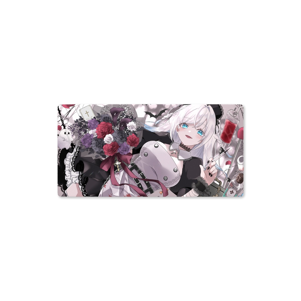 ムシャ・アイリス 生誕記念グッズ - プレイマット / 600 x 300
