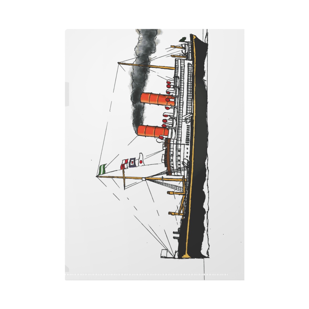 客船 クリアファイル