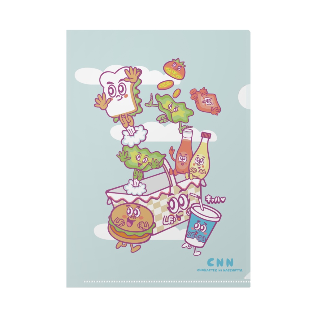 クリアファイル　　ピクニック