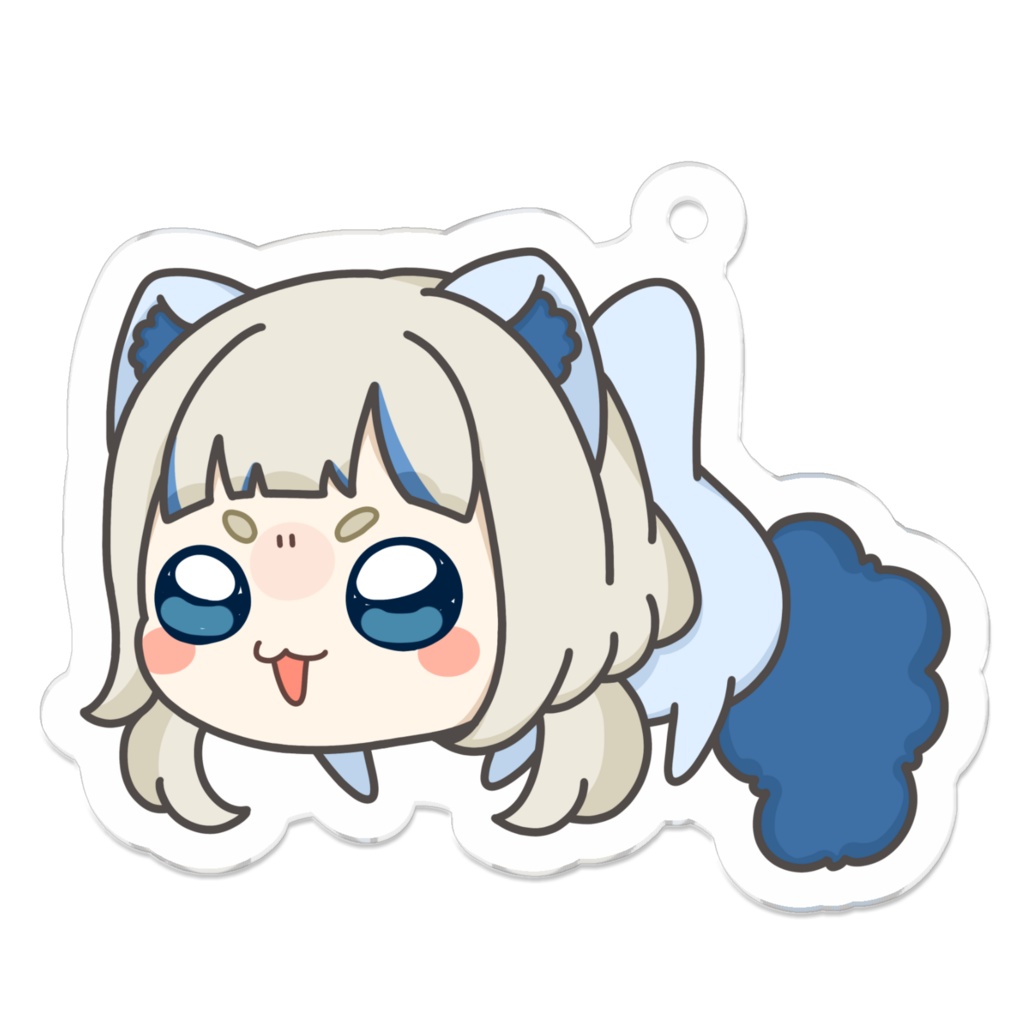 mykurageにゃんこ"連れてけ"キーホルダー