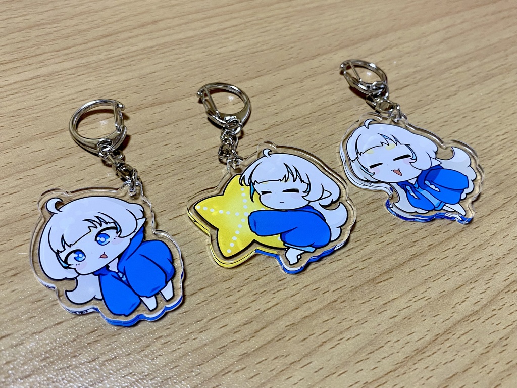 つままれたくらげちゃんキーホルダー