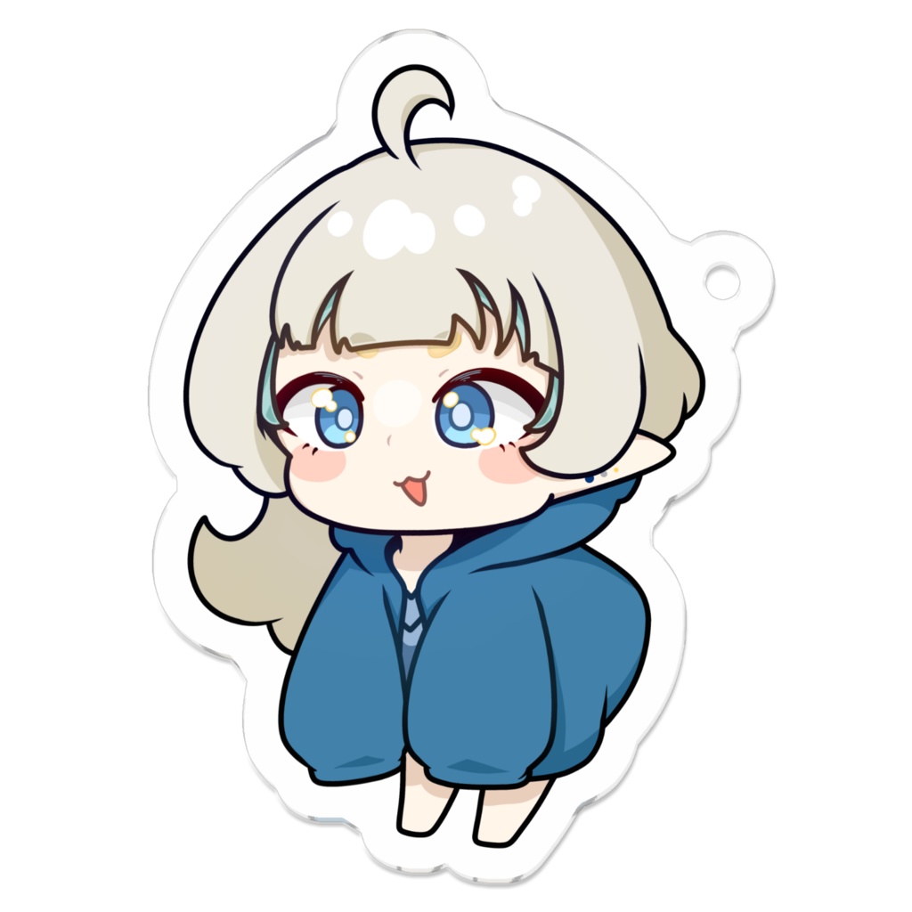 つままれたくらげちゃんキーホルダー