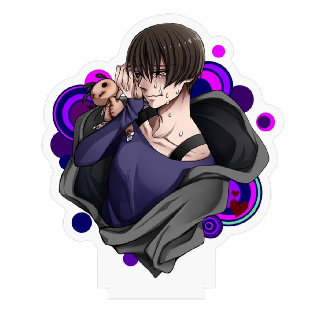 アクリルフィギュアー泣き顔法華津