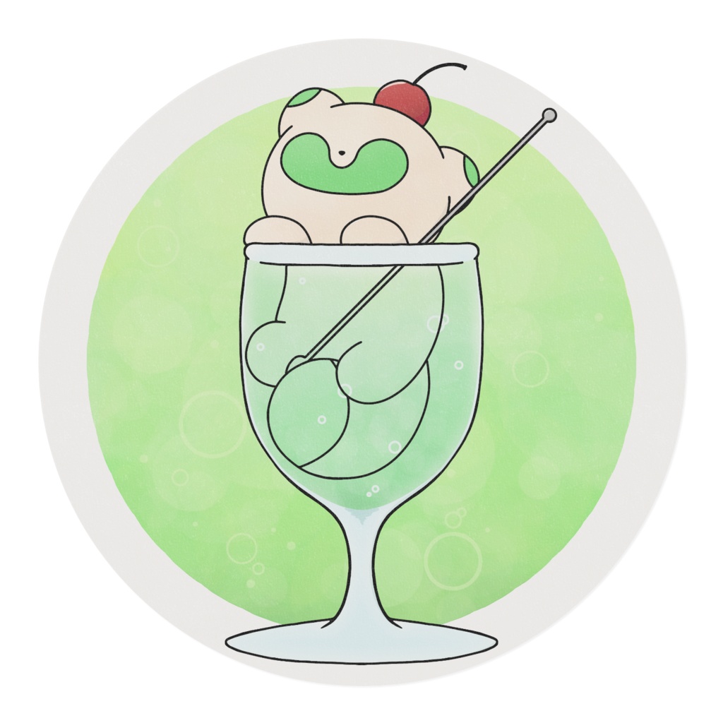 くりーむそーだたぬき ますて