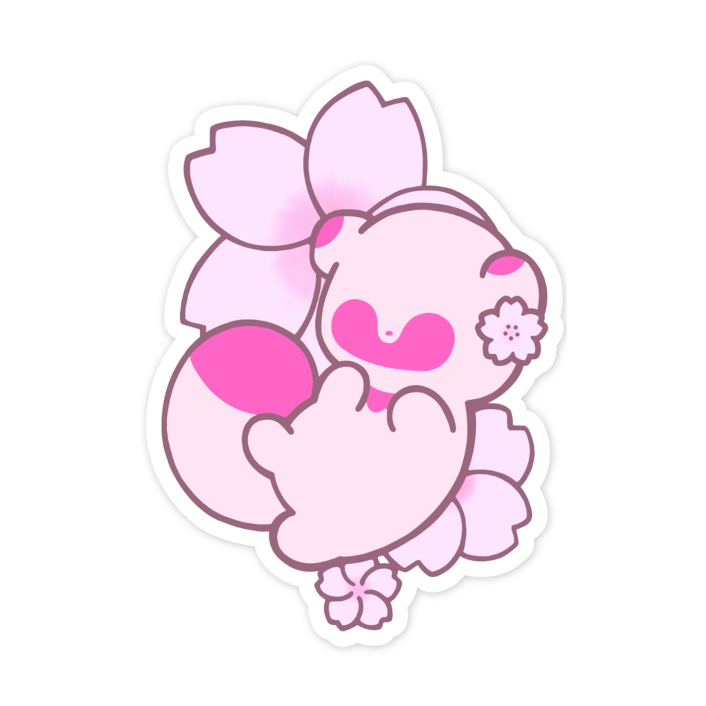 さくらたぬき すまほすてっかー