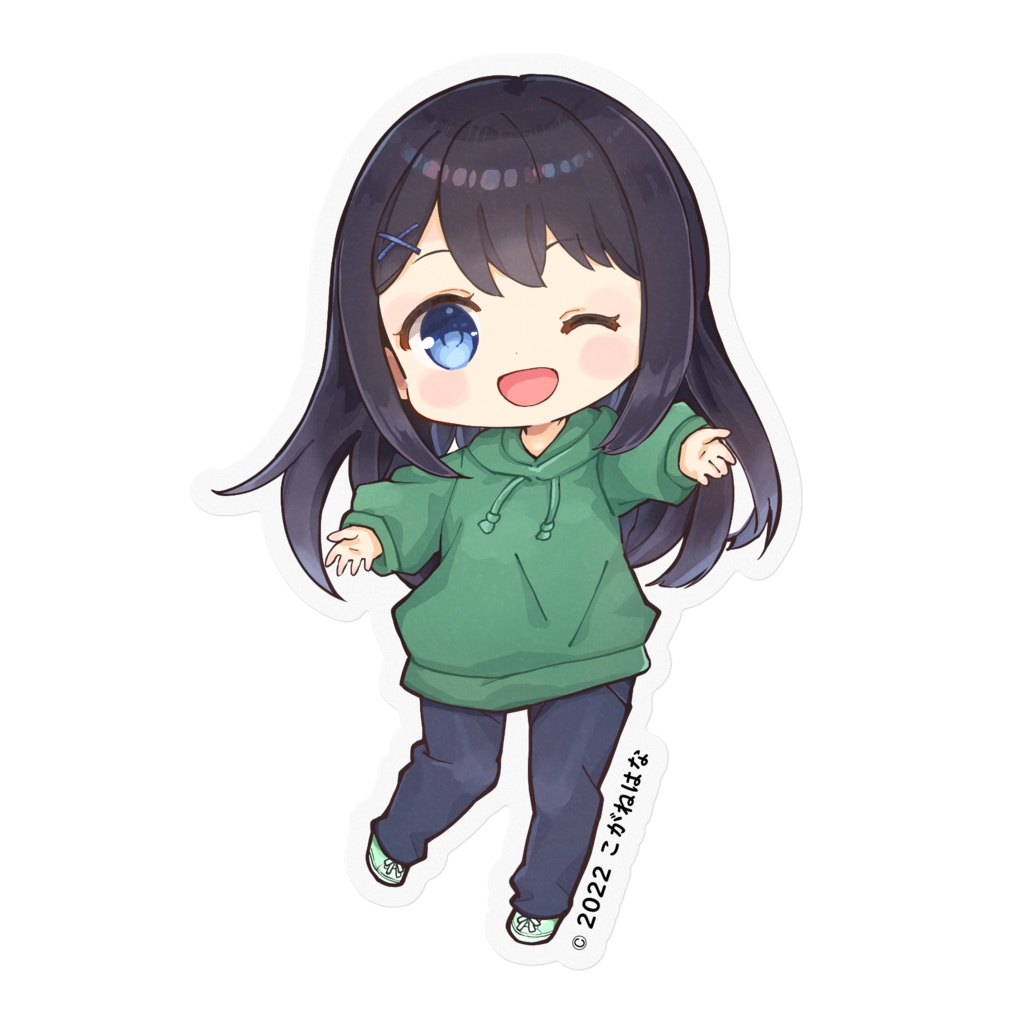 1周年記念ステッカー2