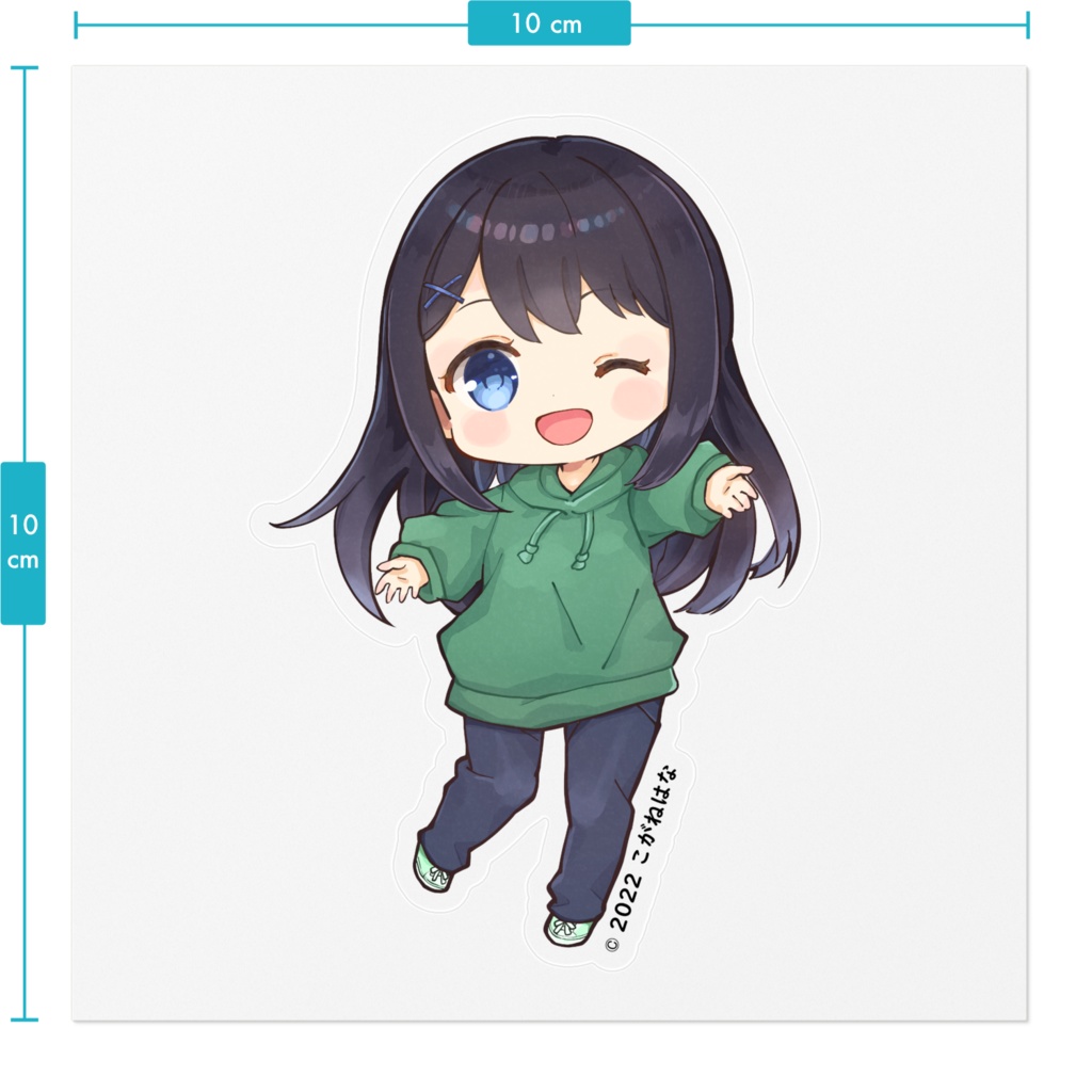 1周年記念ステッカー2