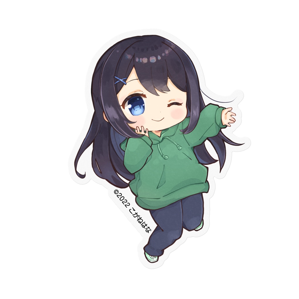 1周年記念ステッカー1