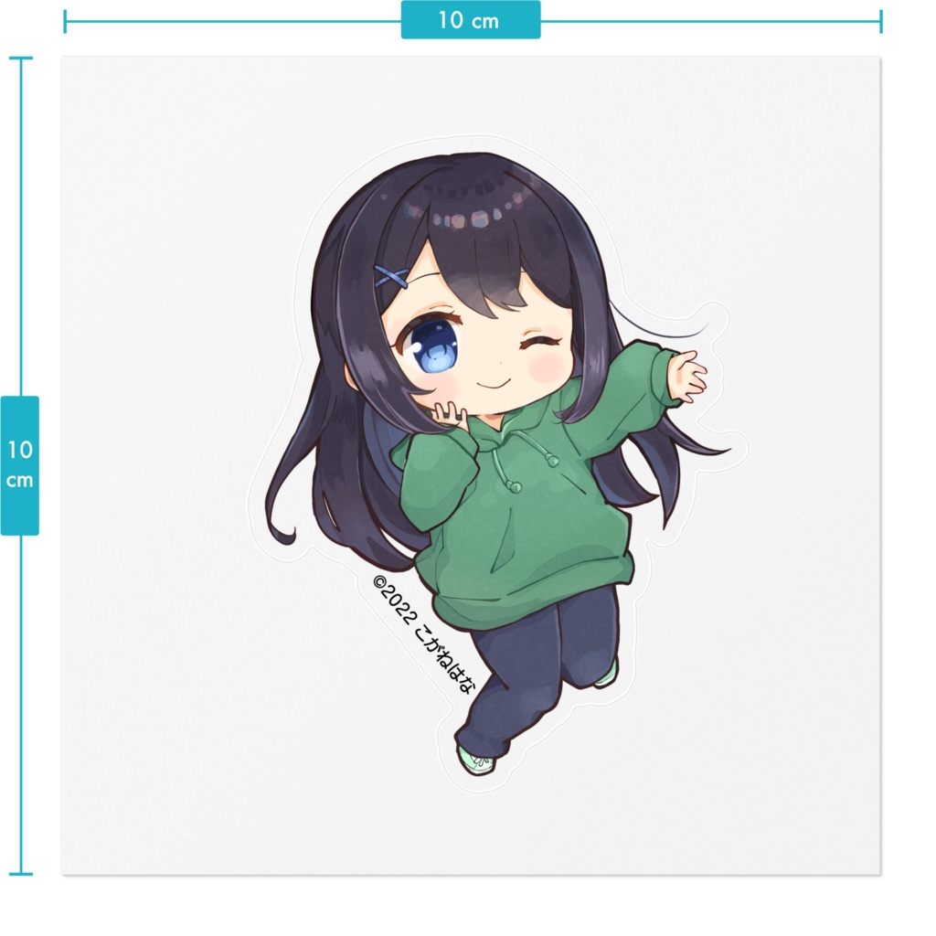 1周年記念ステッカー1