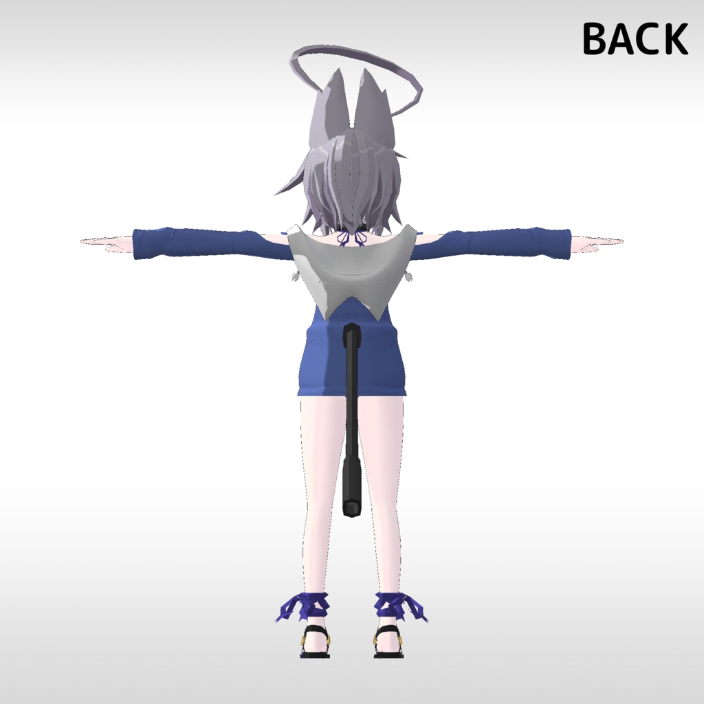 3Dアバターモデル AF量産型Ⅱ-Summer Style-