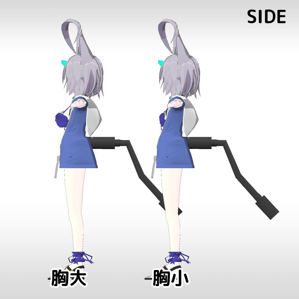 3Dアバターモデル AF量産型Ⅱ-Summer Style-