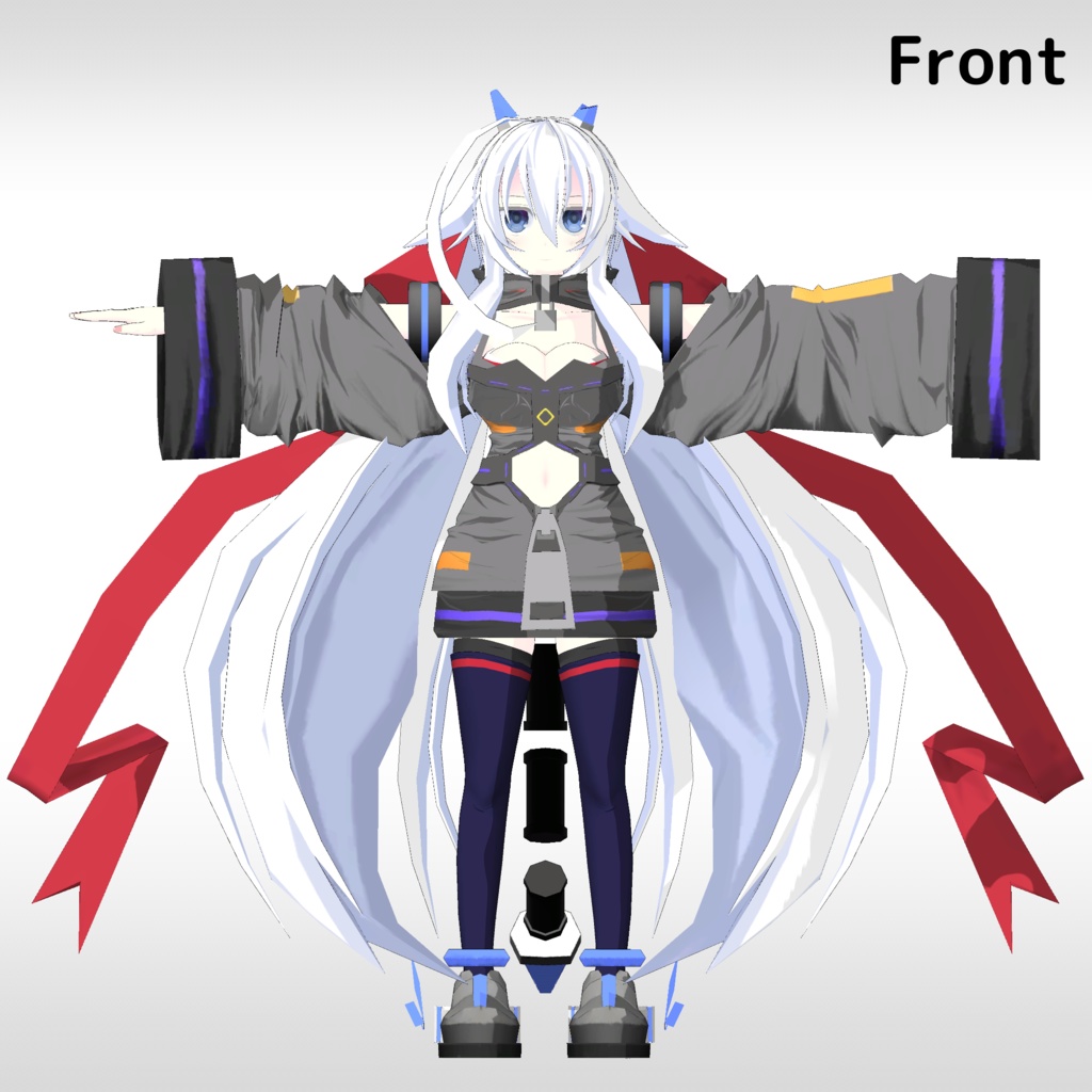 VRC向けオリジナル3Dモデル 「Ze-(ゼー)」