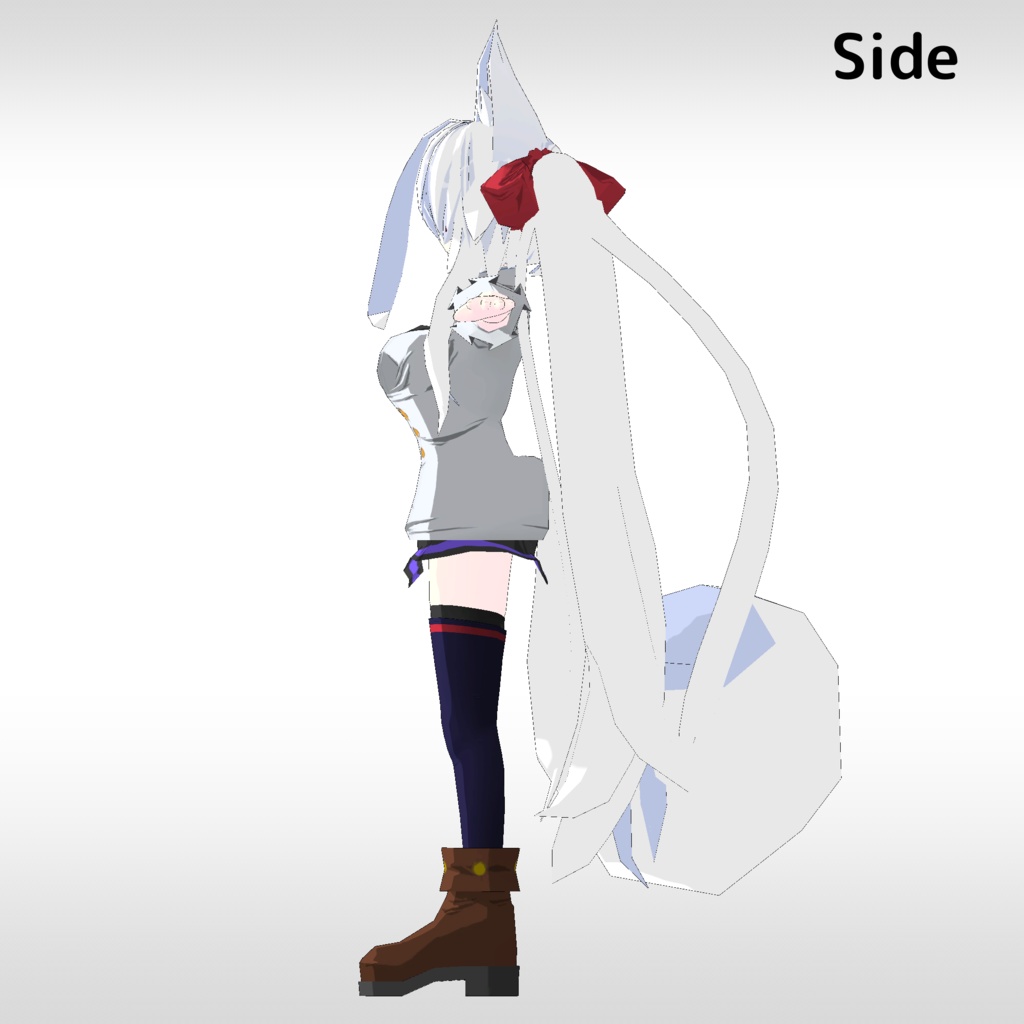 VRC向けオリジナル3Dアバターモデル Ze- Ver.mfmf