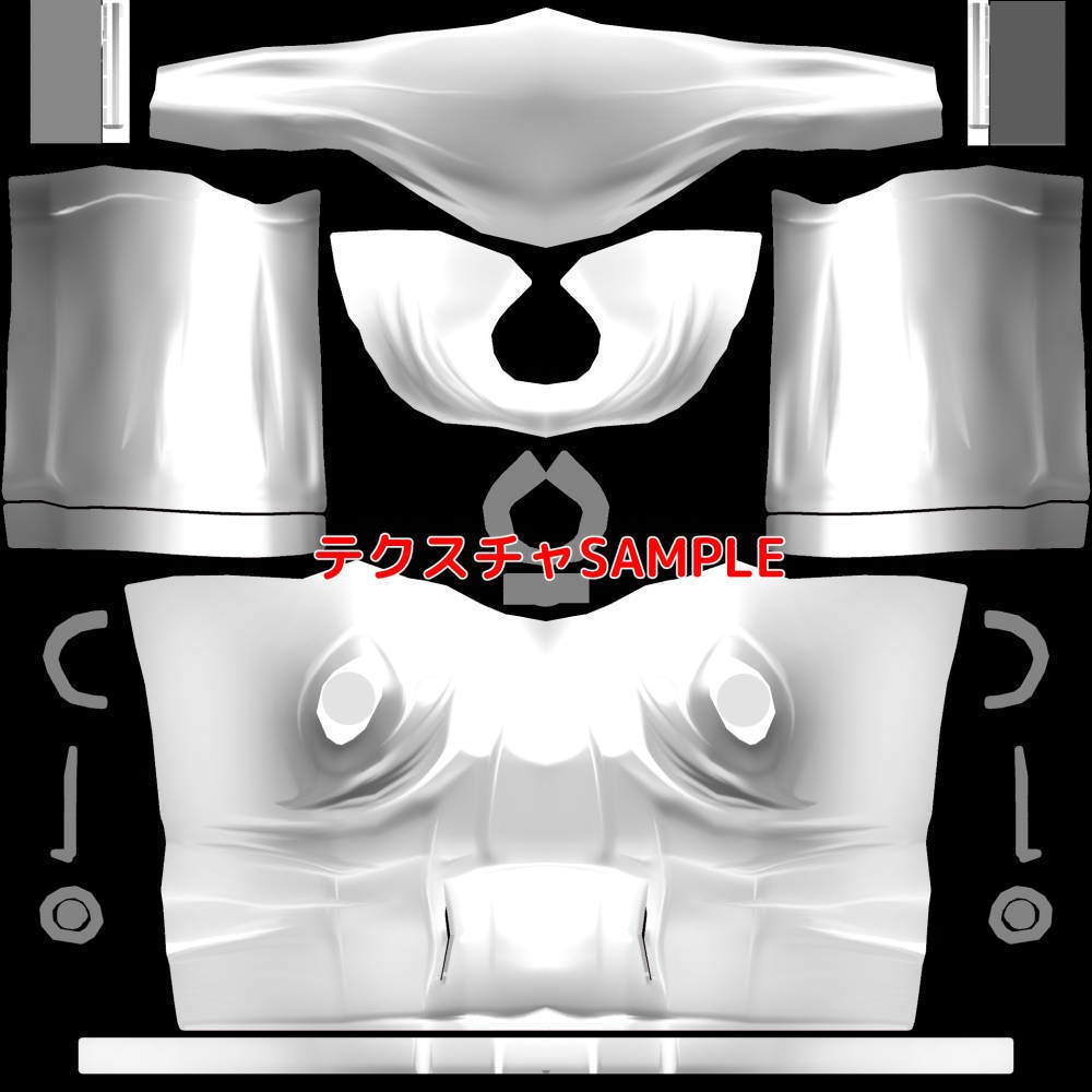 複数アバターモデル対応 衣装モデル afシンプルパーカー