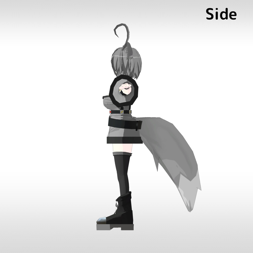 オリジナル3Dモデル -ash-