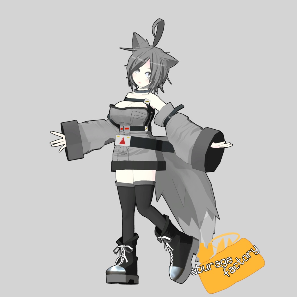 オリジナル3Dモデル -ash-