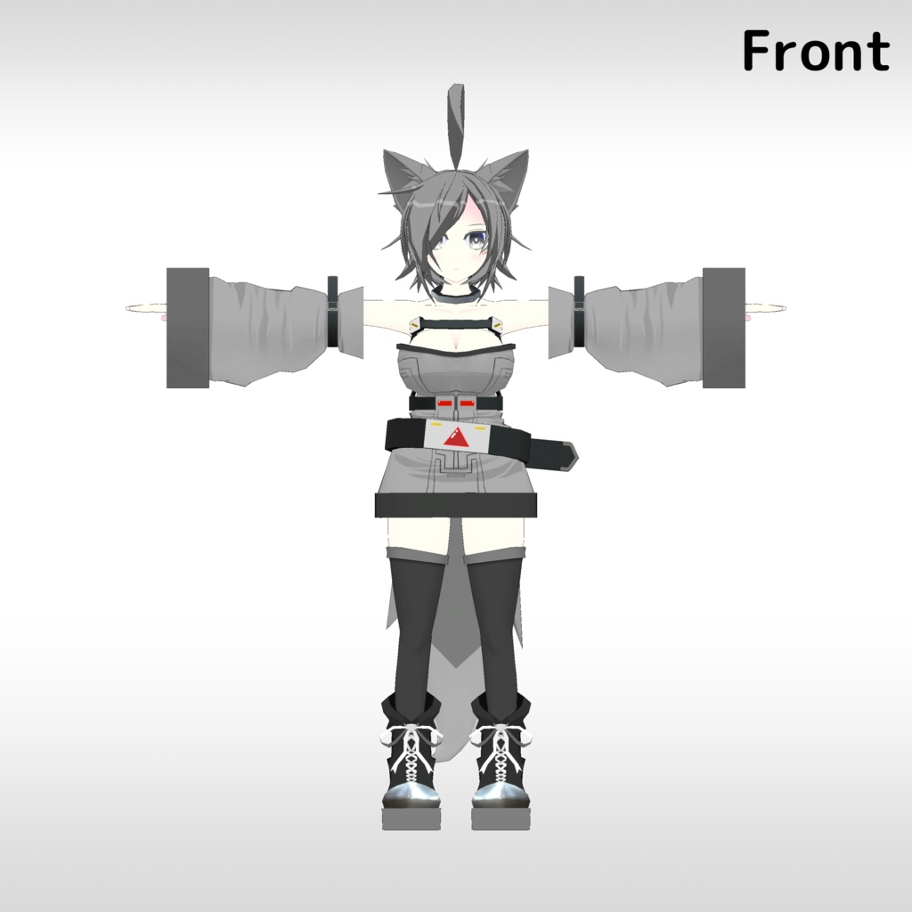 オリジナル3Dモデル -ash-