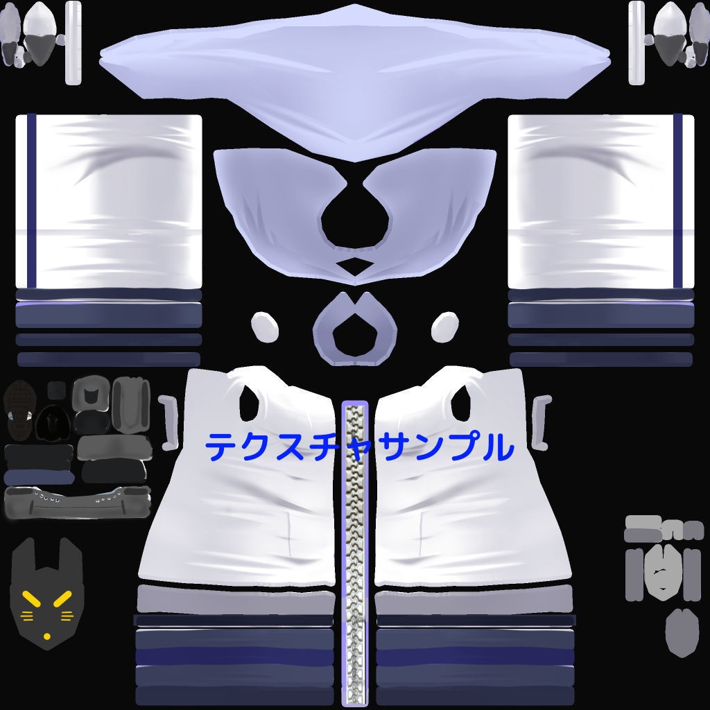 【桔梗】対応 衣装モデル フードパーカー af