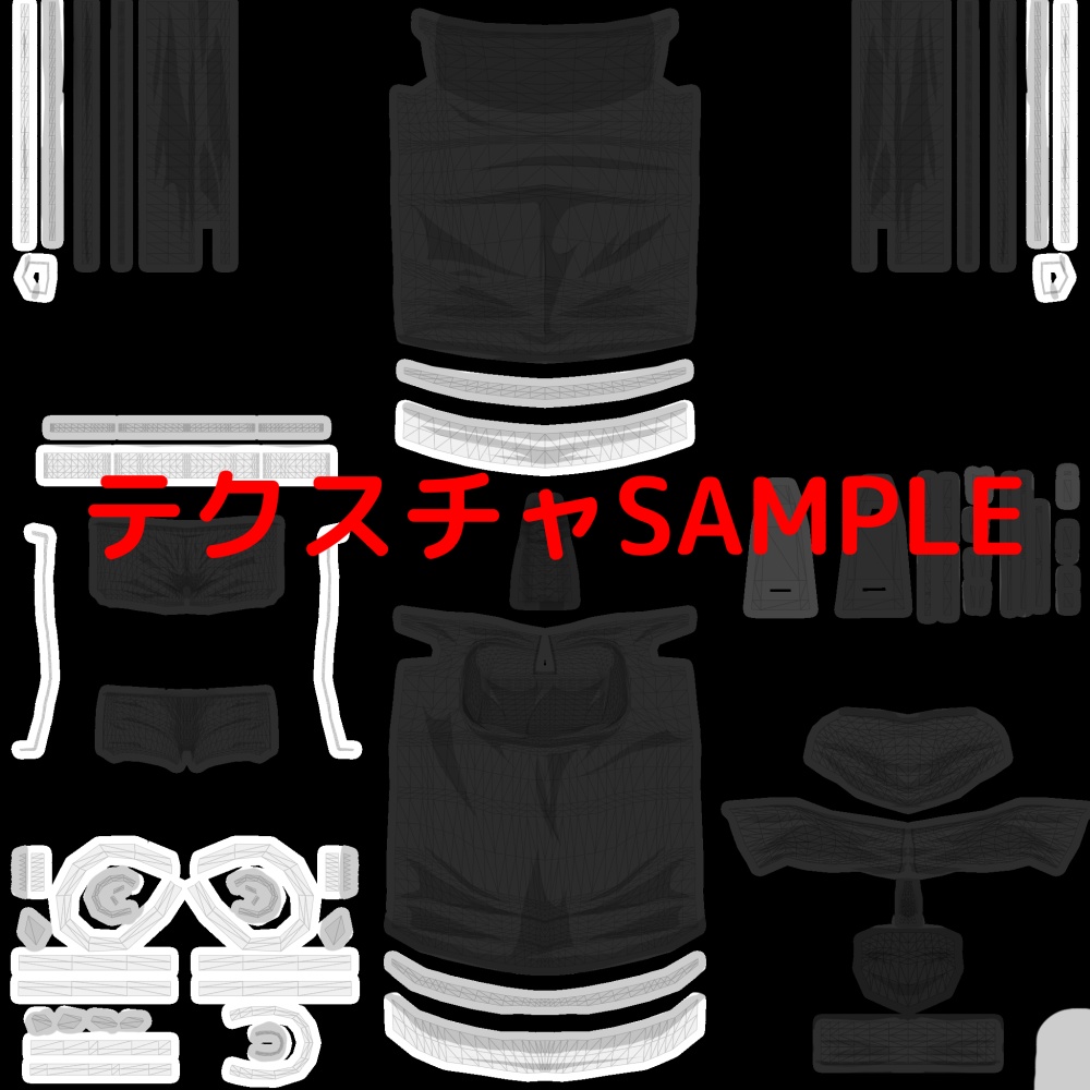 【ラシューシャ】対応 衣装モデル 半袖パーカー